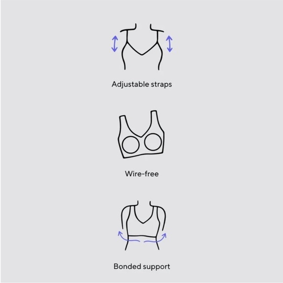 HONEYLOVE Silhouette Bra Blush Pink - Picture 2 of 6